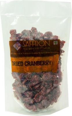 Saffron Premium Dehydrated Cranberries(500 g, Pouch)