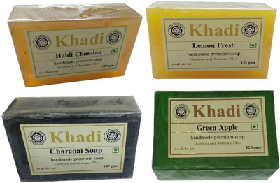 Khadi Herbal Haldi chandan , Charcoal, Green Apple & Lemon Fresh(500 g, Pack of 4)
Khadi Herbal Haldi chandan , Charcoal, Green Apple & Lemon Fresh(500 g, Pack of 4)