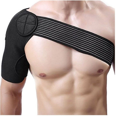 Pioneer SHOULDER SUPPORT Back & Abdomen Support (, BALCK, Black