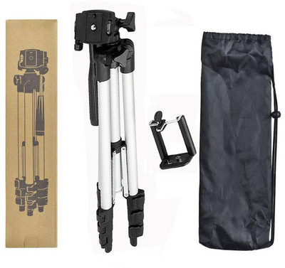 BUY SURETY High Selling 3110 Aluminum alloy tripod digital camera tripod card machine stand DV tripod mobile phone Selfie stand Tripod(Silver, Supports Up to 1500)
BUY SURETY High Selling 3110 Aluminum alloy tripod digital camera tripod card machine stand DV tripod mobile phone Selfie stand Tripod(Silver, Supports Up to 1500)