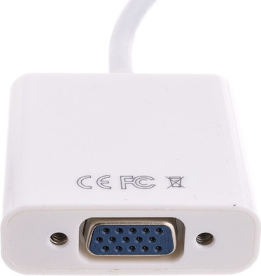 EAGNA TV-out Cable Genuine TV-out Cable Unidirectional HDMI to VGA Converter Cable for Laptops/Tablets/PCs (White, For TV) HDMI-VGA-20(White, For TV, 0.25 m)
EAGNA TV-out Cable Genuine TV-out Cable Unidirectional HDMI to VGA Converter Cable for Laptops/Tablets/PCs (White, For TV) HDMI-VGA-20(White, For TV, 0.25 m)