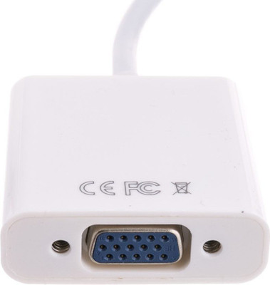 EAGNA TV-out Cable Genuine TV-out Cable Unidirectional HDMI to VGA Converter Cable for Laptops/Tablets/PCs (White, For TV) HDMI-VGA-12(White, For TV, 0.25 m)
EAGNA TV-out Cable Genuine TV-out Cable Unidirectional HDMI to VGA Converter Cable for Laptops/Tablets/PCs (White, For TV) HDMI-VGA-12(White, For TV, 0.25 m)