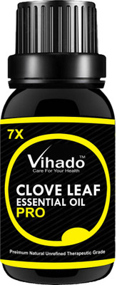 Vihado 7x Pro Clove Essential Oil, - 100% Pure & Organic, Natural, Undiluted for Aromatherapy, Hair Care, Skin Care & Natural Remedies - (20 ml) (pack of 1)(20 ml)
Vihado 7x Pro Clove Essential Oil, - 100% Pure & Organic, Natural, Undiluted for Aromatherapy, Hair Care, Skin Care & Natural Remedies - (20 ml) (pack of 1)(20 ml)