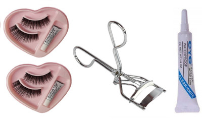 CartKing Eyelashes Curler - Easily Roll Over Small Eyelashes & Loaded Spring - Eyelashes Comb For Women - Stainless Steel Finish - Lashes Glue- Clear White & Easy to Remove & Easy to Remove - Low Cost- Free Two Pair False Thick Eyelashes Natural Glue(Set
CartKing Eyelashes Curler - Easily Roll Over Small Eyelashes & Loaded Spring - Eyelashes Comb For Women - Stainless Steel Finish - Lashes Glue- Clear White & Easy to Remove & Easy to Remove - Low Cost- Free Two Pair False Thick Eyelashes Natural Glue(Set