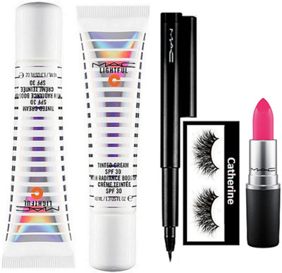 catherine eyelashes, lightful tinted cream pack of 2, pen eyeliner, finish matte lipstick(Set of 5)
catherine eyelashes, lightful tinted cream pack of 2, pen eyeliner, finish matte lipstick(Set of 5)