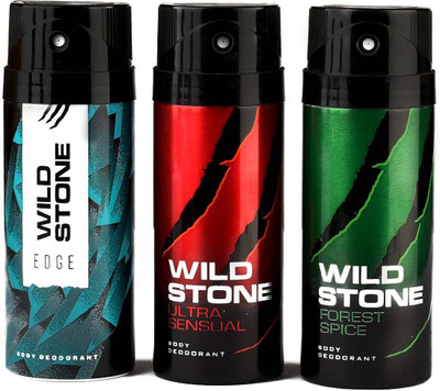 Wild Stone Forest Spice and Ultra Sensual Deodorant Spray - For Men(450 ml, Pack of 3)
Wild Stone Forest Spice and Ultra Sensual Deodorant Spray - For Men(450 ml, Pack of 3)
