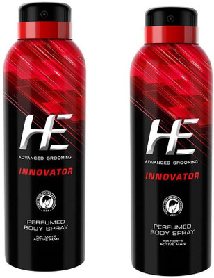 HE Innovator Perfume Body Spray - For Men (150 ml) PACK OF 2 Perfume Body Spray - For Men(300 ml, Pack of 2)
HE Innovator Perfume Body Spray - For Men (150 ml) PACK OF 2 Perfume Body Spray - For Men(300 ml, Pack of 2)