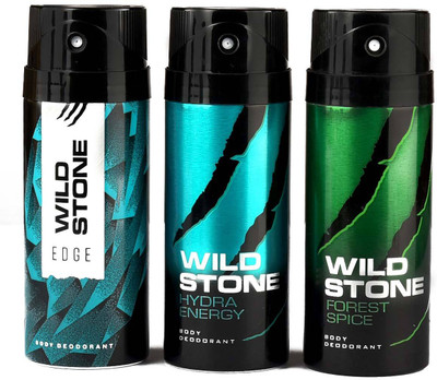 Wild Stone Edge,Forest Spice and Hydra Energy Deodorant Spray - For Men(450 ml, Pack of 3)
Wild Stone Edge,Forest Spice and Hydra Energy Deodorant Spray - For Men(450 ml, Pack of 3)