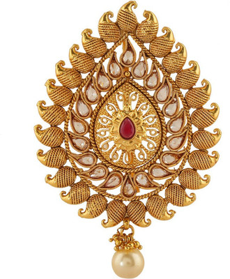 Anuradha Art Jewellery HB-289 Hair Pin(Gold)