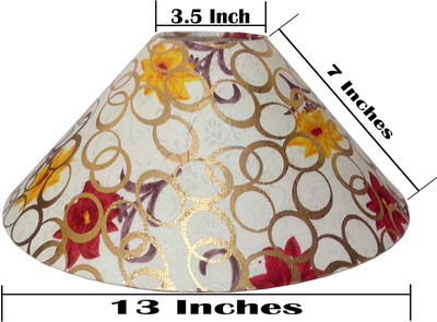 RDC 13" Round Cream with Golden Polka Dots Flower Design - B22 Holder Ring Size Table Lamps Lamp Shade(Cotton, Plastic)
RDC 13" Round Cream with Golden Polka Dots Flower Design - B22 Holder Ring Size Table Lamps Lamp Shade(Cotton, Plastic)