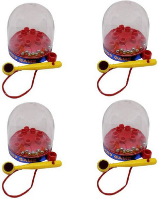 PELO Gifts for Kids Birthday Party, Magnetic Drop Game for Kids, Set of 4 Pcs,(Red)