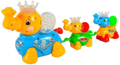 BabyBliss Elephant train(Multicolor)