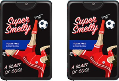 Super Smelly A Blast Of Cool 100% Toxin Free (20ml Each) Pocket Perfume - 40 ml(For Men)
Super Smelly A Blast Of Cool 100% Toxin Free (20ml Each) Pocket Perfume - 40 ml(For Men)