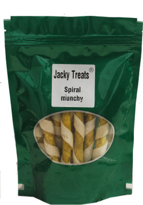 jacky treats SPIRAL MUNCHY Chicken Dog Chew(200 g, Pack of 1)