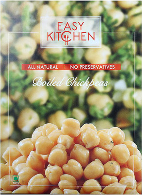 Easy Kitchen Boiled Chick Peas, Ready-to-eat, Pack of 3 (225 grams Each) 225 g