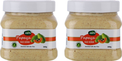 Zerb Gentle Exfoliating Papaya Face Scrub|Dead Skin Remover and Revitalise Healthy Skin Glow Set of 2 x 200 g Scrub(200 g)
Zerb Gentle Exfoliating Papaya Face Scrub|Dead Skin Remover and Revitalise Healthy Skin Glow Set of 2 x 200 g Scrub(200 g)