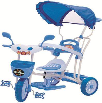 Stepupp Grow BABY TRICYCLE FOR KIDS WITH FRONT OR BACK BASKET AND CANOPY AND PARENT HANDLE OR MUSICAL TRICYCLE BLUE COLOUR KIDS TRICYCLE RECOMMENDED TRICYCLE FOR BABY GIRL OR TRICYCLE FOR BABY BOY OR TRICYCLE FOR TODDLER GIRL OR TRICYCLE FOR TODDLER BOY R
Stepupp Grow BABY TRICYCLE FOR KIDS WITH FRONT OR BACK BASKET AND CANOPY AND PARENT HANDLE OR MUSICAL TRICYCLE BLUE COLOUR KIDS TRICYCLE RECOMMENDED TRICYCLE FOR BABY GIRL OR TRICYCLE FOR BABY BOY OR TRICYCLE FOR TODDLER GIRL OR TRICYCLE FOR TODDLER BOY R