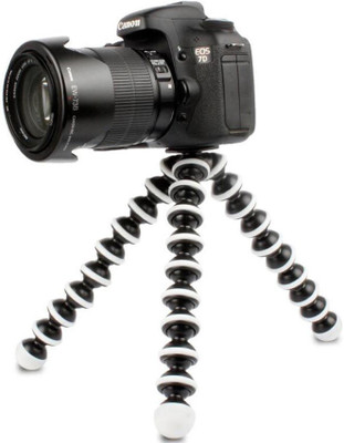 TechGear Gorilla Tripod Fully Flexible Tripod 10 Inch Height Universal DSLR, Action Cameras & Smartphones Tripod(Black, White, Supports Up to 5500 g)
TechGear Gorilla Tripod Fully Flexible Tripod 10 Inch Height Universal DSLR, Action Cameras & Smartphones Tripod(Black, White, Supports Up to 5500 g)