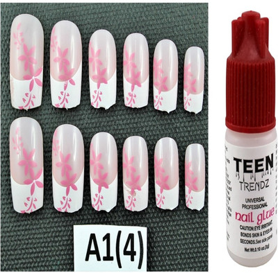 Ear Lobe & Accessories Round Tip Full Cover Nails With Glue 12 Pcs A1(4) Multicolour(Pack of 12)
Ear Lobe & Accessories Round Tip Full Cover Nails With Glue 12 Pcs A1(4) Multicolour(Pack of 12)