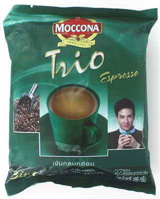 Moccona Trio Espresso 3in1 Coffee Mix Powder - 486g (27x18g) Instant Coffee(486 g)
Moccona Trio Espresso 3in1 Coffee Mix Powder - 486g (27x18g) Instant Coffee(486 g)