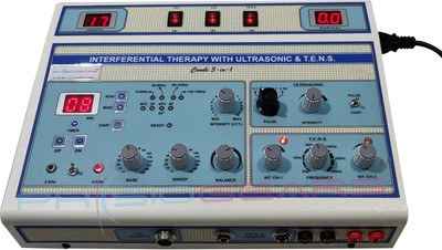 Physiogears Electrotherapy Combo IFT US TENS (Manual) Physiotherapy Equipment Electrotherapy Device(MG-114-PG)
Physiogears Electrotherapy Combo IFT US TENS (Manual) Physiotherapy Equipment Electrotherapy Device(MG-114-PG)