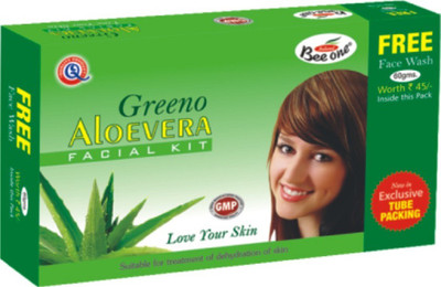 BEEONE ALOEVERA FACIAL KIT (LOVE YOUR SKIN) 170 GM 170 g
BEEONE ALOEVERA FACIAL KIT (LOVE YOUR SKIN) 170 GM 170 g