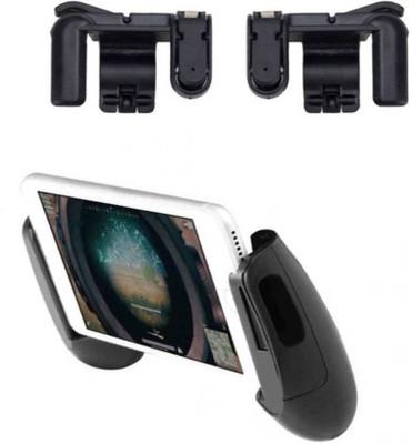 AMJ Best Quality Mobile Phone Shooter Controller Gamepad Remote + Trigger Fire Button Handle Cell Phone Adapter for PUBG Gaming Joystick PTR_012 Gaming Accessory Kit(Black, For Android, iOS)
AMJ Best Quality Mobile Phone Shooter Controller Gamepad Remote + Trigger Fire Button Handle Cell Phone Adapter for PUBG Gaming Joystick PTR_012 Gaming Accessory Kit(Black, For Android, iOS)