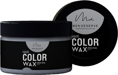 MEN DESERVE Hair Styling Color Wax For Strong Hold And Volume For Highlights, Parties And Special Occasions (60 ML, Silver Gray) Hair Wax(60 ml)
MEN DESERVE Hair Styling Color Wax For Strong Hold And Volume For Highlights, Parties And Special Occasions (60 ML, Silver Gray) Hair Wax(60 ml)
