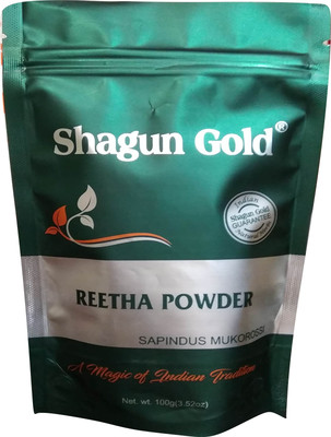 shagun gold Zipper Reetha (Aritha) powder for hair cleanser & hair smoothing 100gm(100 g)
shagun gold Zipper Reetha (Aritha) powder for hair cleanser & hair smoothing 100gm(100 g)