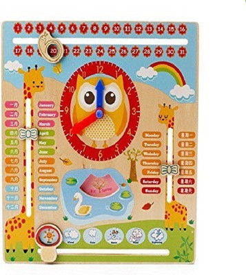 yamama Early Learning Cartoon Owl Clock Season Weather Multi - Functional Wooden Educational Board Toys(Multicolor)
yamama Early Learning Cartoon Owl Clock Season Weather Multi - Functional Wooden Educational Board Toys(Multicolor)