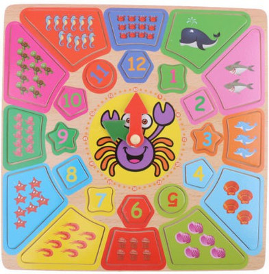 yamama Teaching Clock Numbers with Shapes & Counting with Sea Creatures Puzzle Board(Multicolor)
yamama Teaching Clock Numbers with Shapes & Counting with Sea Creatures Puzzle Board(Multicolor)