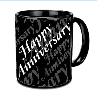 Raj Laxmi Lovely Font Design Happy Anniversary Multicolor Ceramic Mug(350 ml), Black
Raj Laxmi Lovely Font Design Happy Anniversary Multicolor Ceramic Mug(350 ml), Black