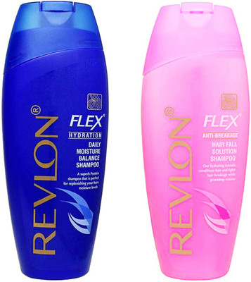 Revlon FLEX ANTI BREAKAGE HAIR FALL SOLUTION SHAMPOO 400ML+ FLEX HYDRATION DAILY MOISTURE BALANCE SHAMPOO 400ML(400 ml)
Revlon FLEX ANTI BREAKAGE HAIR FALL SOLUTION SHAMPOO 400ML+ FLEX HYDRATION DAILY MOISTURE BALANCE SHAMPOO 400ML(400 ml)