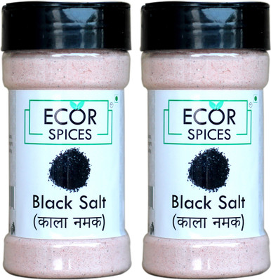 ECOR SPICES Black Salt Combo(2 x 75 g)