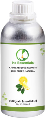 Ks Essentials 100% Pure Petitgrain Essential Oil (Citrus aurantium amara) Natural Therapeutic Grade(1000 ml)
Ks Essentials 100% Pure Petitgrain Essential Oil (Citrus aurantium amara) Natural Therapeutic Grade(1000 ml)