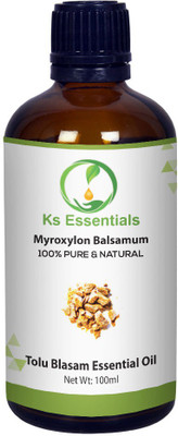 Ks Essentials 100% Pure Tolu Balsam Essential Oil (Myroxylon balsamum) Natural Therapeutic Grade Steam Distilled(100 ml)
Ks Essentials 100% Pure Tolu Balsam Essential Oil (Myroxylon balsamum) Natural Therapeutic Grade Steam Distilled(100 ml)