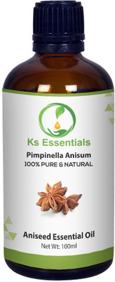 Ks Essentials 100% Pure Aniseed Essential Oil (Pimpinella anisum) Natural Therapeutic Grade(100 ml)
Ks Essentials 100% Pure Aniseed Essential Oil (Pimpinella anisum) Natural Therapeutic Grade(100 ml)
