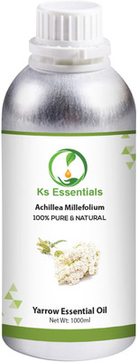 Ks Essentials 100% Pure Yarrow Essential Oil (Achillea Millefolium) Natural Therapeutic Grade(1000 ml)
Ks Essentials 100% Pure Yarrow Essential Oil (Achillea Millefolium) Natural Therapeutic Grade(1000 ml)