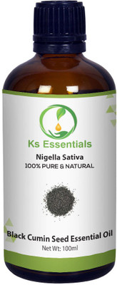Ks Essentials 100% Pure Black Cumin Seed Essential Oil (Nigella Sativa) Pure and Natural(100 ml)
Ks Essentials 100% Pure Black Cumin Seed Essential Oil (Nigella Sativa) Pure and Natural(100 ml)