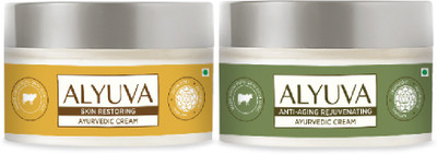 ALYUVA Combo of Anti Aging and Skin Restoring Creams(50 g)
