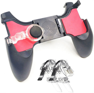 CASADOMANI PUBG Mobile Controller, Mobile Game Controller Cellphone Game 5-in-1 Shoot Aim Move Buttons PUBG Mobile Controller with Gaming Trigger, Ergonomic Design Grip and Joysticks for Android iOS Phones for PUBG Rules of Survival Gaming Accessory Kit(B
CASADOMANI PUBG Mobile Controller, Mobile Game Controller Cellphone Game 5-in-1 Shoot Aim Move Buttons PUBG Mobile Controller with Gaming Trigger, Ergonomic Design Grip and Joysticks for Android iOS Phones for PUBG Rules of Survival Gaming Accessory Kit(B