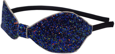Trendeela.com Feriha Glittering Hair Band(Blue, Black)