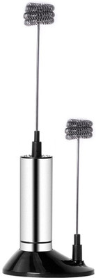 Amicikart Stainless Steel Handheld Electric Milk Frothers 3-spring Whisk Head Milk Frother with Base Cleaning Brush 2 W Hand Blender(Silver)
Amicikart Stainless Steel Handheld Electric Milk Frothers 3-spring Whisk Head Milk Frother with Base Cleaning Brush 2 W Hand Blender(Silver)