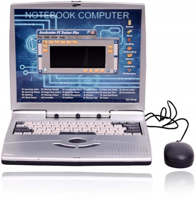 TOYGALAXY 22 Activites Super Slim English Learner & Educational Intellectual Notebook Laptop For Kids includes mouse(Grey)
TOYGALAXY 22 Activites Super Slim English Learner & Educational Intellectual Notebook Laptop For Kids includes mouse(Grey)