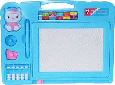 Parteet Educational Writing and Drawing Magic Slate + Black Slate Chalk Board, Double Sided Slate for Kids(Blue)
Parteet Educational Writing and Drawing Magic Slate + Black Slate Chalk Board, Double Sided Slate for Kids(Blue)