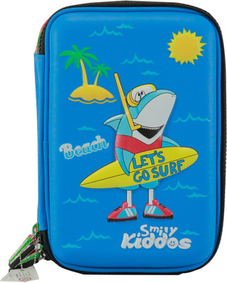 Smily Kiddos 1 lets go surf Art EVA Pencil Box(Set of 1, Blue)