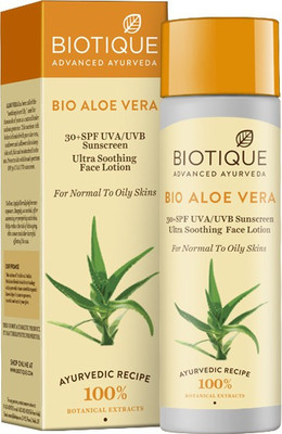 Biotique Bio Aloe Vera - SPF 30 PA+(120 ml)