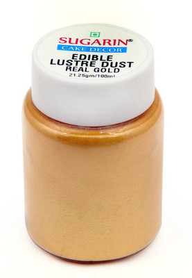 SUGARIN Edible Lustre Dust, 21.25gm, Rose Gold Baking Powder(21.25 g)
SUGARIN Edible Lustre Dust, 21.25gm, Rose Gold Baking Powder(21.25 g)