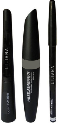 Liliana Eyebrow Black Pencil With Mac Mascara & Mac Liquid Eyeliner (Set of 3)(Set of 3)
Liliana Eyebrow Black Pencil With Mac Mascara & Mac Liquid Eyeliner (Set of 3)(Set of 3)