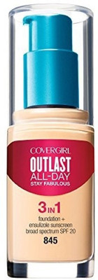 Cover Girl Outlast All-Day Stay Fabulous 3-in-1 Foundation Warm Beige, 1 oz Concealer(Warm Beige)
Cover Girl Outlast All-Day Stay Fabulous 3-in-1 Foundation Warm Beige, 1 oz Concealer(Warm Beige)